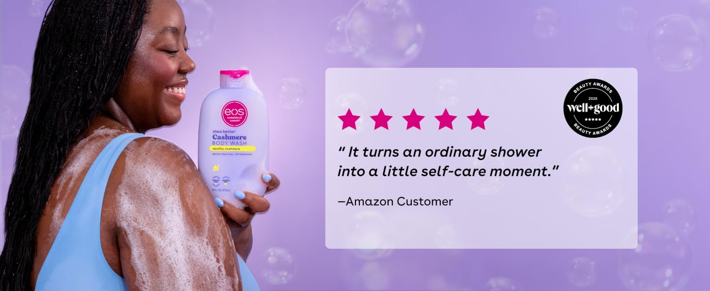 turns an ordinary shower into a little self-care moment