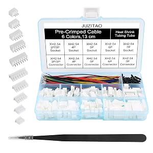 JUZITAO JST-XH 2.54mm Connector Socket Kit