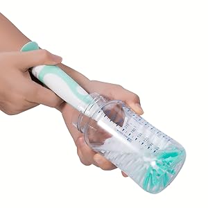 Flexible head reach deep into all kinds of bottles