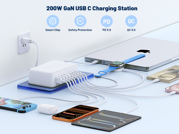 USB Fast Charging Station