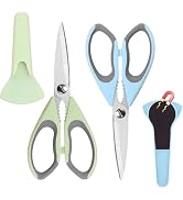 HFLYJPYW Kitchen Scissors All Purpose Heavy Duty, Kitchen Utensils Set, Stainless Steel Cooking U...