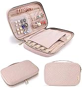 BAGSMART Jewelry Organizer Case Travel Jewelry Storage Bag for Necklace, Earrings, Rings, Bracele...