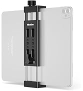 Aluminum Tablet Tripod Mount for iPad, Universal Adjustable Tablet Holder with Dual 1/4"-20 Screw...