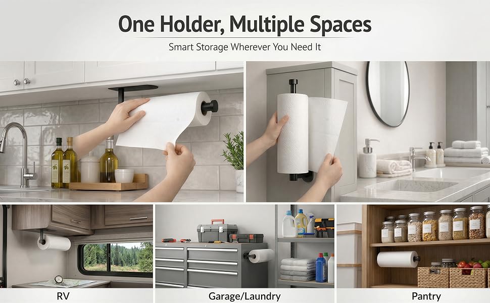 wall mount paper towel holder