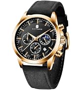 BENYAR Mens Watches Analog Quartz Chronograph Waterproof Wrist Watches for Men Fashion Business W...