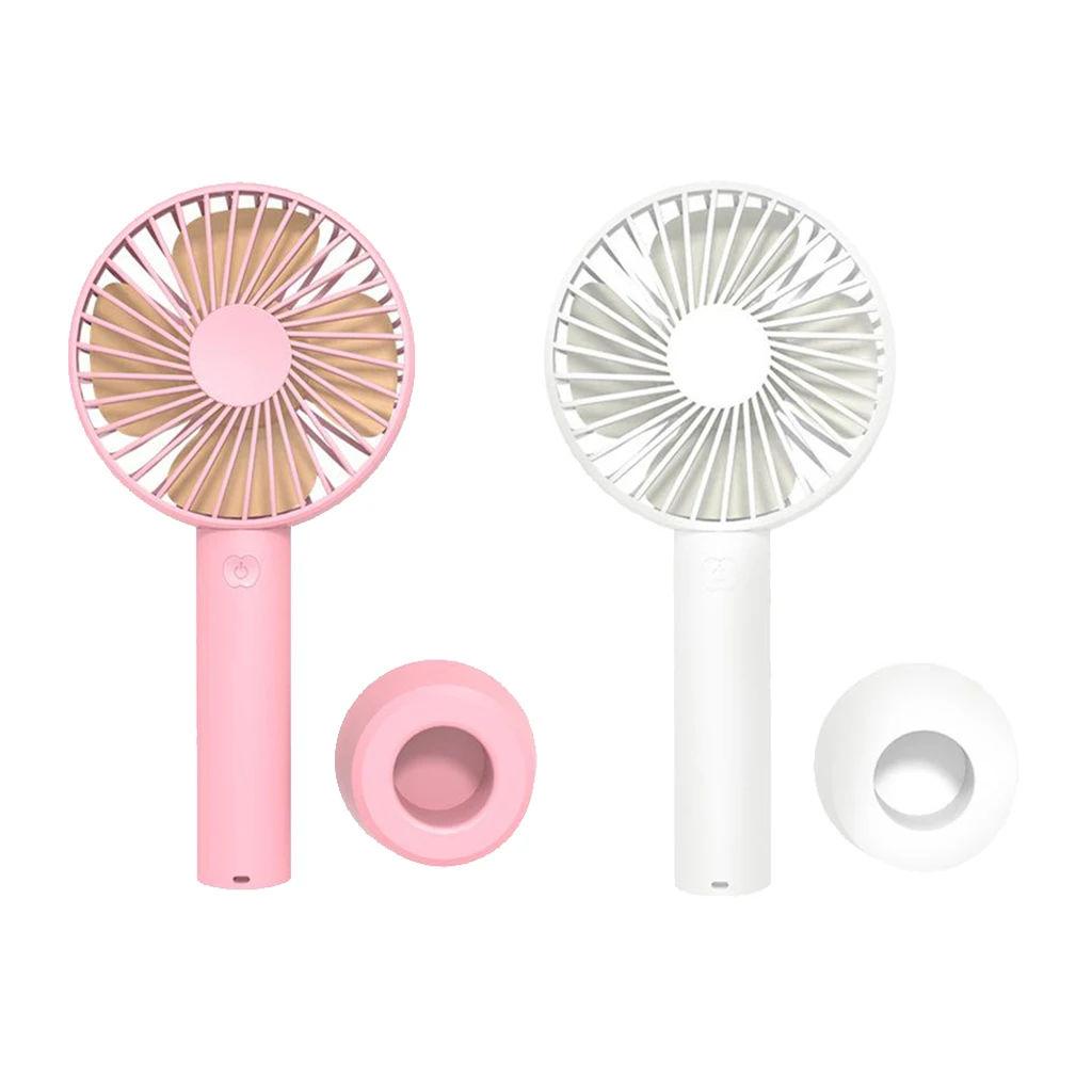 2pcs Handheld Battery Operated Face Fan Portable Rechargeable 3 Setting Travel Handheld USB Fan 2pcs Handheld Battery Operated Face Fan Portable Rechargeable 3 Setting Travel Handheld USB Fan