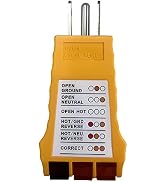 EOHELGRO Outlet Tester, Socket Tester for Standard North American AC Electrical Outlets, Receptac...