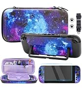 FUNDIARY Galaxy Travel Case for Nintendo Switch 2, Accessories Kit for Switch 2 Console & Joycon ...
