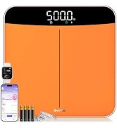 Ovutek 500lb Digital Bathroom Scale with Body Weight Trends App | Most Accurate to 0.05lb, Large ...