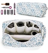 HiTotes Hair Tools Travel Bag Compatible with Dyson Airwrap Cute Quilted Travel Case for Shark Fl...