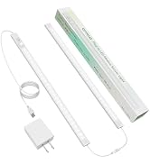 QOYWUO USB Plug-in LED Motion Sensor Light Indoor, Bright & Dimmable Under Cabinet Light - 3 Mode...