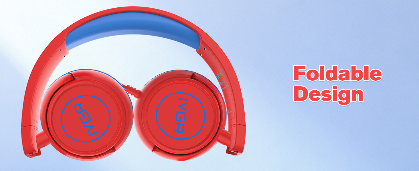 K6 USB C Kids Headphones