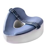 xiaomubiao Memory Foam Knee Pillow for Side Sleepers, Cooling Leg Pillow with Adjustable Strap fo...