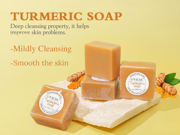 Turmeric soap