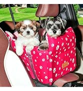 Dog Car Seat for Console - Memory Foam Pet Booster Seat for Small Medium Dogs Up to 21 lbs - SUV ...