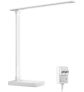 Lepro LED Desk Lamp, Metal Desk Light 9W 550lm, Dimmable Home Office Desktop Task Lamp Touch Cont...