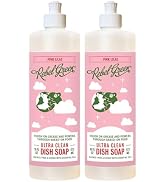 Rebel Green Super Deluxe Dish Soap - Natural Dishwashing Soap - Liquid Dish Detergent - Sustainab...