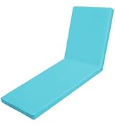 Iheqard Outdoor Chaise Lounge Cushions for Patio, 71"x22"x3" Lounge Chair Waterproof Replacement ...
