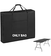 QYILUARE No Table | 4/6/8 Ft Folding Table Storage Bag,Water-Resistant Heavy Duty Large Carrying ...