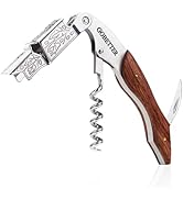 GOBETTER Wine Opener, Professional Corkscrews for Wine Bottles Cap Remover, Manual Wine Key for H...