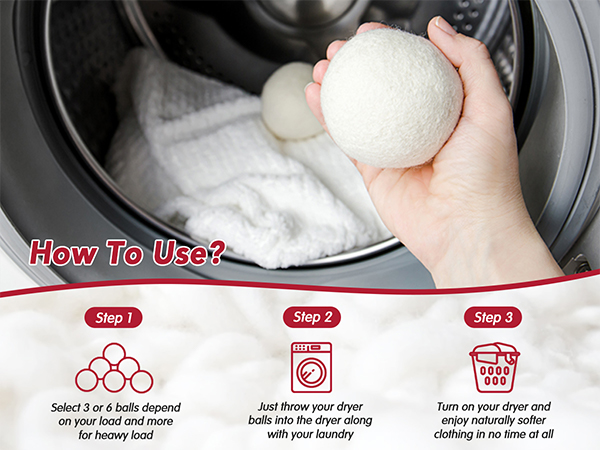 6.5cm dryer balls EBC5
