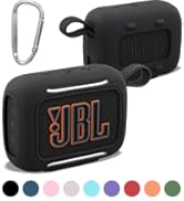 for JBL Go 5 Portable Waterproof Speaker Silicone Cover Case, Portable Silicone Travel Case with ...