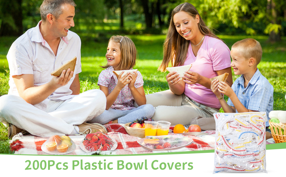 plastic bowl covers with elastic
