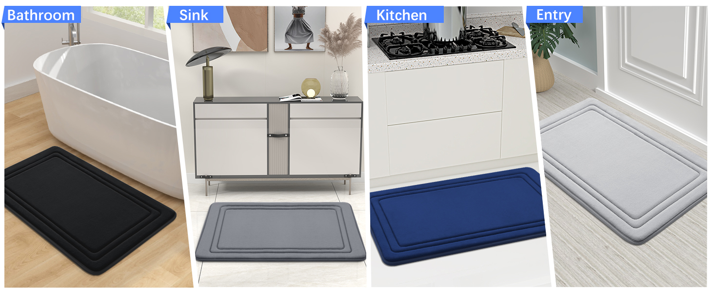 Grandaily Memory Foam Bath Mat