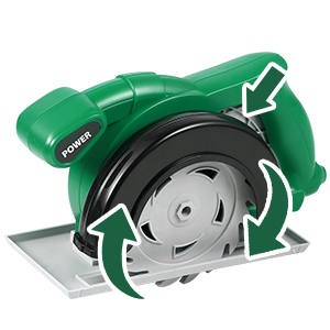 Inertial Circular Saw