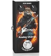 JUSTPRO Chorus Guitar Pedal, Analog Chorus Electric Guitar Effect Pedal Single Type DC 9V True By...