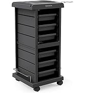 TASALON Salon Trolley Cart for Salon Station - Space Saving Salon Rolling Cart for Extra Storage ...