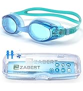 ZABERT KX Toddlers Baby Swim Goggles,Kids Swimming Goggles for Kids Age 0-5 Years Old