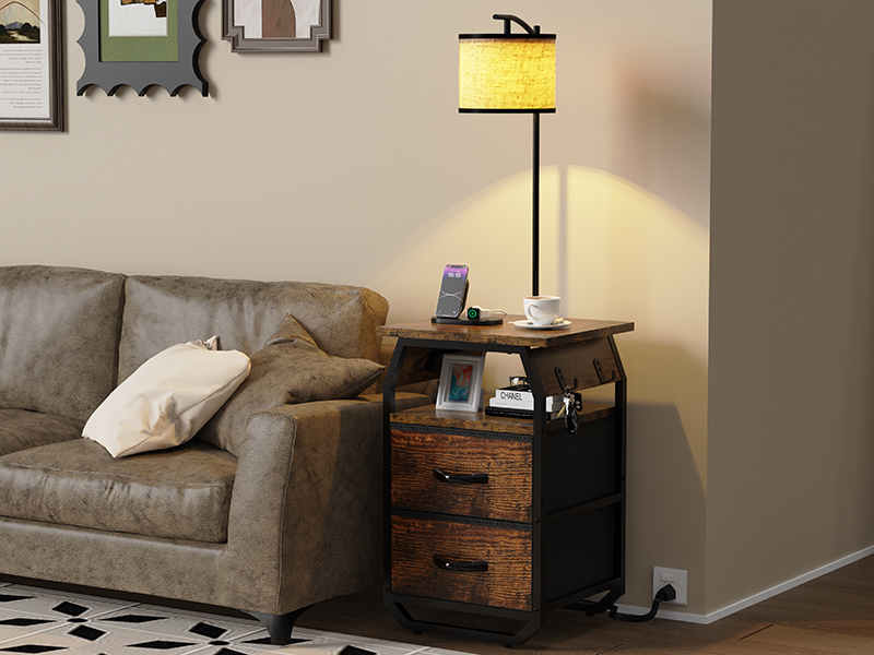 end table with lamp floor lamps with table night stand with lamp floor lamp table combo