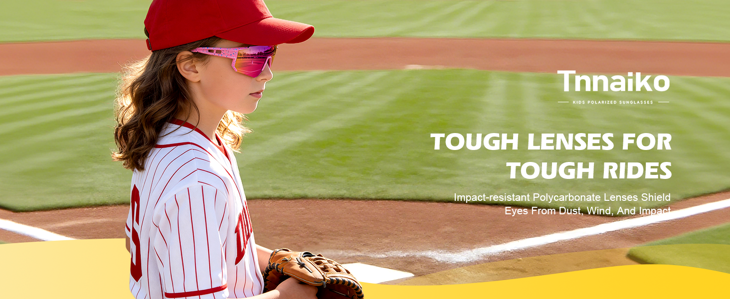 Kids Baseball Sunglasses for Boys Girls