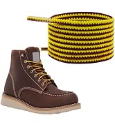 NDTEZUGT Round Boots Laces for Carhartt Steel-Toe Boot, 1/8" (3mm) Mens/Women Heavy Duty Replacem...