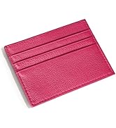 M-Plateau Credit Card Wallet, Super Slim Card Holder, Genuine Leather Wallet for Man and Women wi...