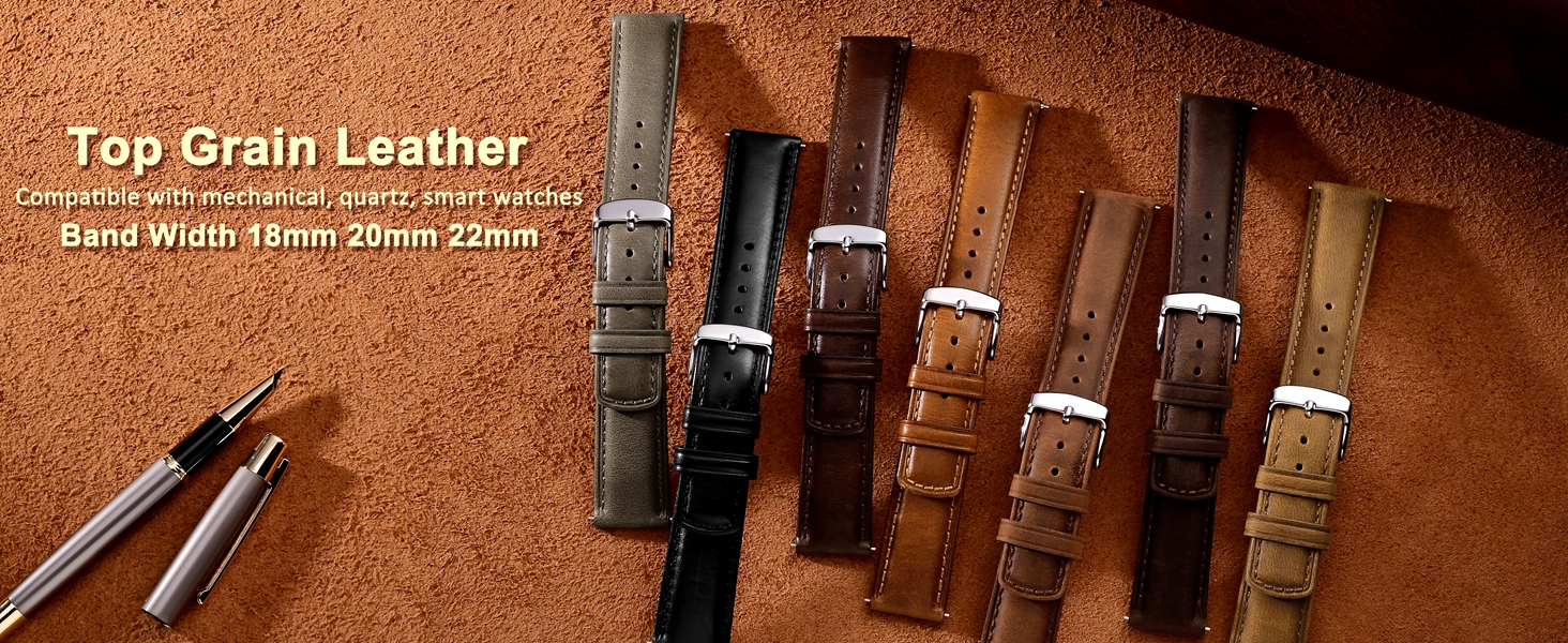 14mm 16mm 18mm 19mm 20mm 21mm 22mm 23mm 24mm watchband bracelet watches pin buckle unisex lady man