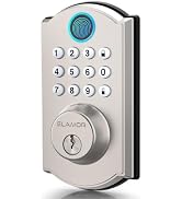 Fingerprint Door Lock, Smart Keyless Entry Deadbolt with 50 User Codes | Fingerprint Recognition,...