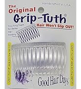Good Hair Days Grip-Tuth Combs - Set Of 2 Hair Side Combs - Hair Combs For All Types Of Hair - De...
