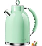 ASCOT Electric Kettle, Stainless Steel Electric Tea Kettle Gifts for Men/Women/Family 1.5L 1500W ...
