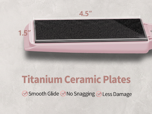 titanium flat iron