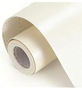 Off White Matte Wrapping Paper, 17inch x 33ft Solid Color Pearly Lustre Paper, Art Craft Paper Ro...