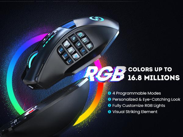 RGB gaming mouse