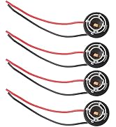 Qasim 1156 LED Bulbs Sockets BA15S P21W Wiring Harness Adapter for Turn Signal Lights Backup Ligh...