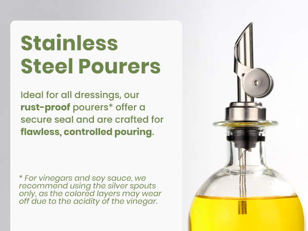 Premium Olive Oil Dispenser Bottles for Kitchen