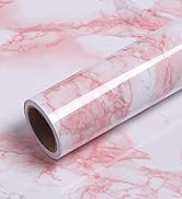 pink marble contact paper