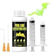 kuailaya Pool Leak Detection Kit, Pool Leak Detection Dye Kit Water Tracing Dye with 2 Precision ...
