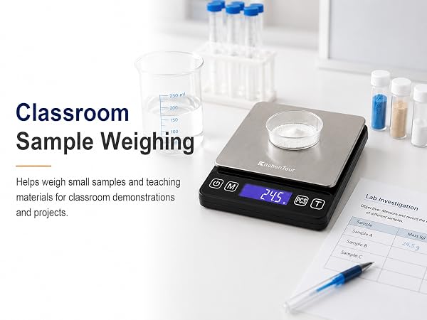 Classroom sample weighing