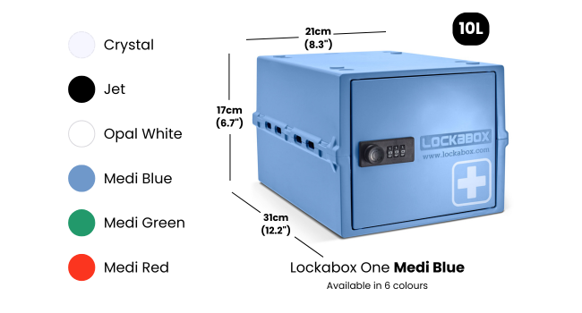 Medium Lock Box. Size Guide For Medium Lockable Boxes