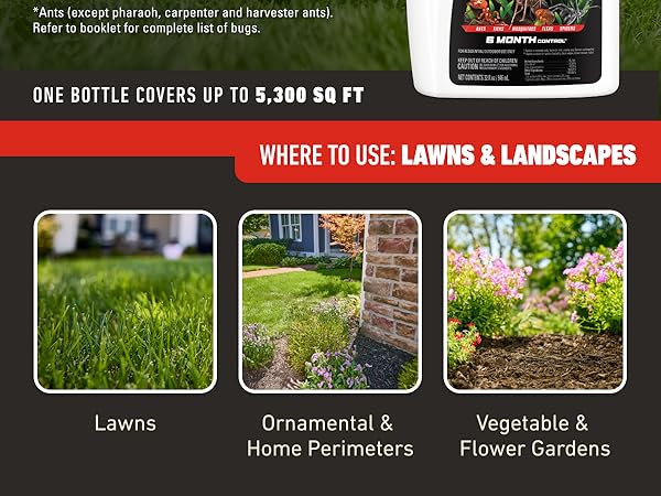 Ortho Bugclear Insect. Use on Lawns, ornamental & home perimeteres, veggie & flower gardens.